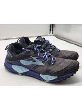 Brooks Cascadia 12 Shoes Womens Size 10 Gray Trail Sneakers Damaged 1202521B02